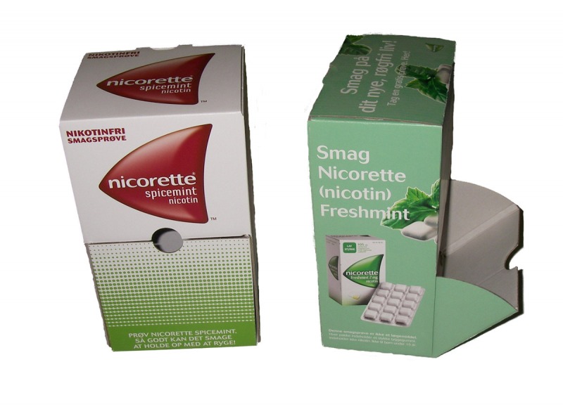 Nicorette automat-rens